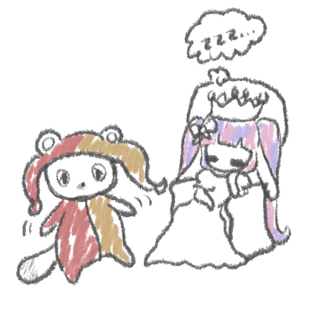 tom nook jester dancing for ina